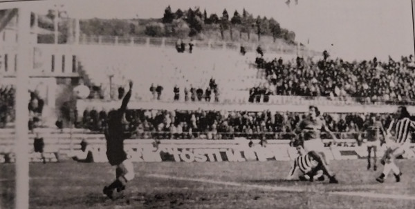 15 dicembre 1974 - il gol vittoria di Silva: è la prima partita vinta in Serie A dall'Ascoli.